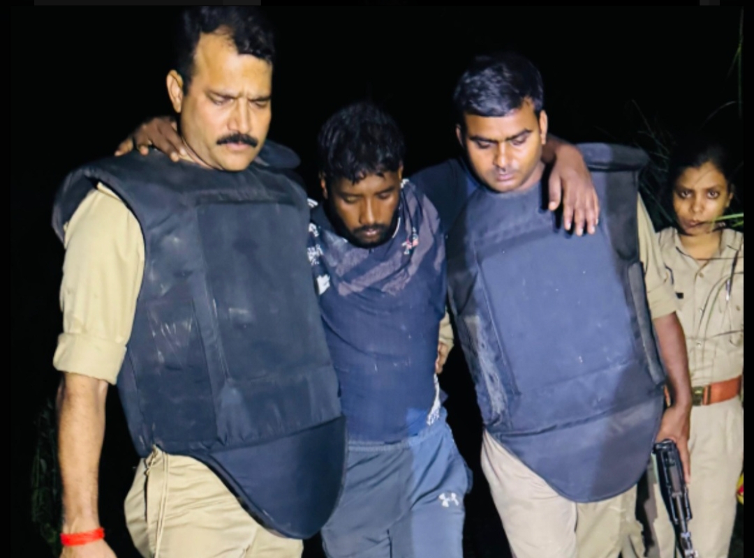 आजमगढ़ सरायमीर पुलिस मुठभेड़ में गोवंश वध का आरोपी गोली लगने से हुआ घायल